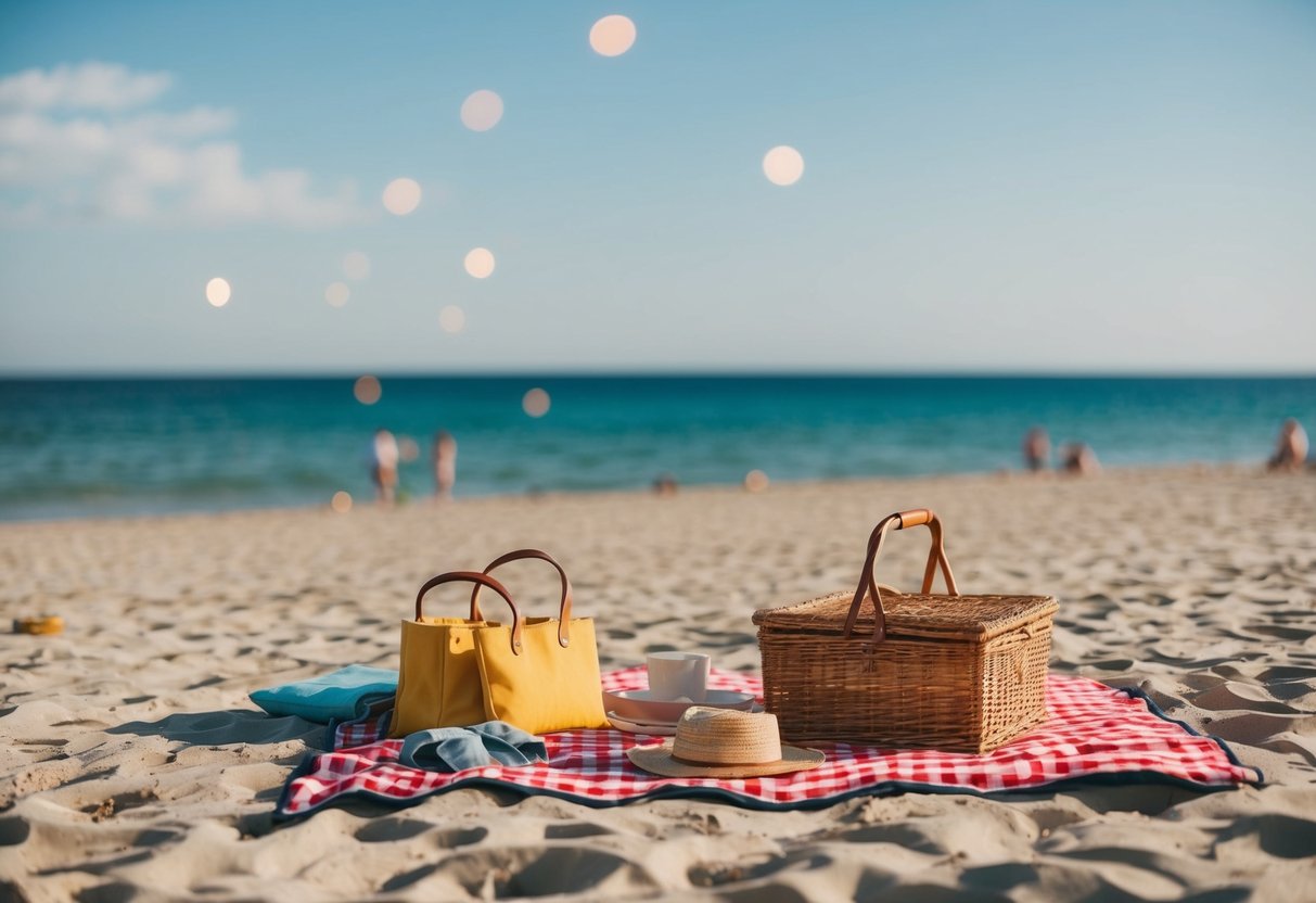 Sunny beach picnic